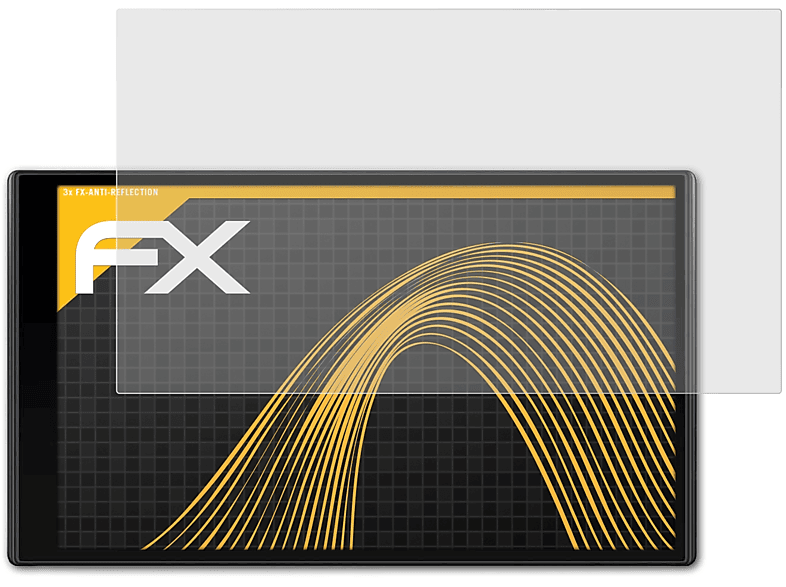 ATFOLIX 3x FX-Antireflex Displayschutz(für Garmin Camper 780)