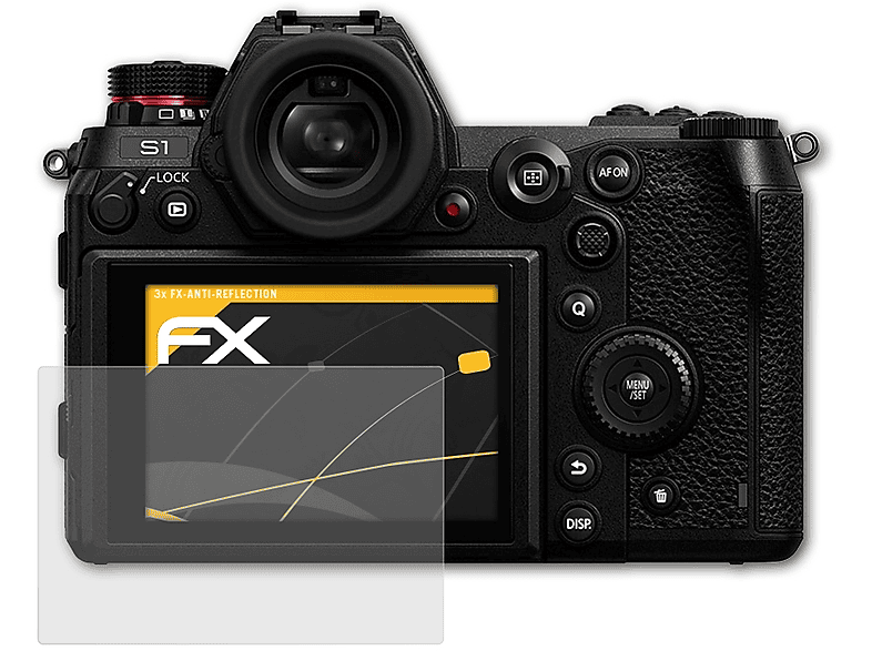 ATFOLIX 3x FX-Antireflex Displayschutz(für Panasonic Lumix DC-S1H)