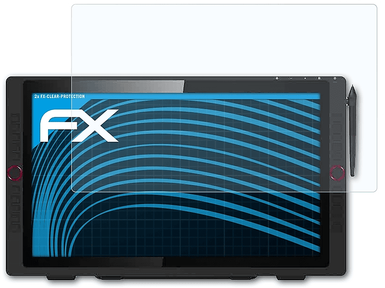 ATFOLIX 2x FX-Clear Displayschutz(für XP-PEN Artist 22R Pro) | Tabletschutzfolien