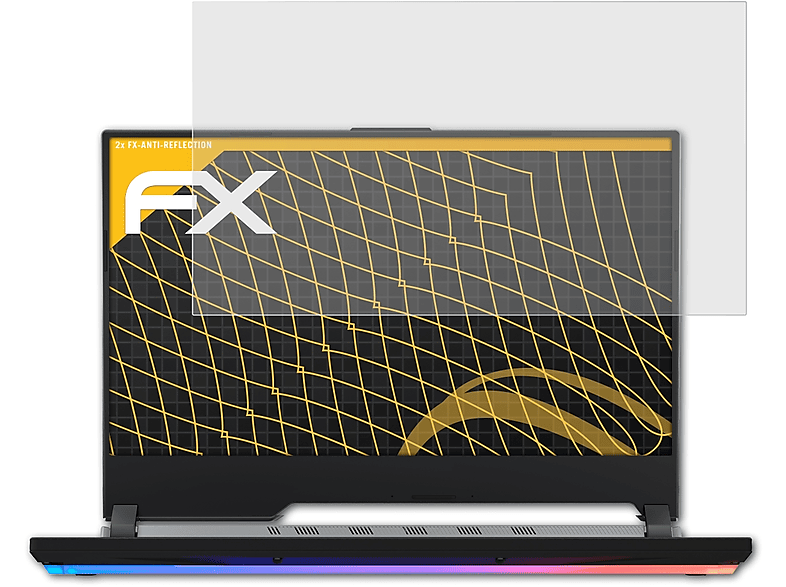 Asus ROG Scar III (15 ATFOLIX FX-Antireflex inch)) Displayschutz(für Strix 2x