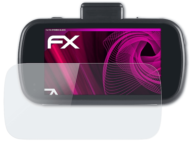 ATFOLIX FX-Hybrid-Glass Schutzglas(für Nextbase 612GW) | Kamera Schutzfolie