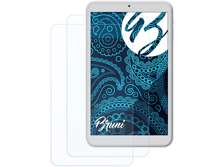 BRUNI 2x Basics-Clear Schutzfolie(für Archos Core 80 WiFi)