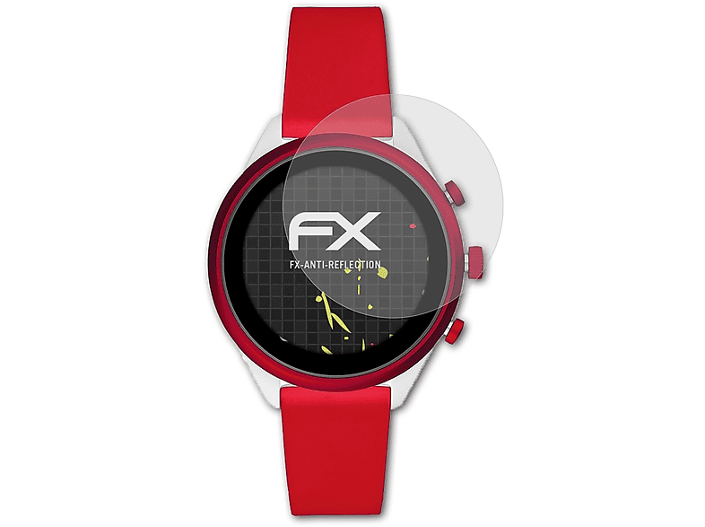 ATFOLIX 3x FX-Antireflex Displayschutz(für Fossil Sport (41 mm)) | Smartwatch Schutzfolien & Gläser
