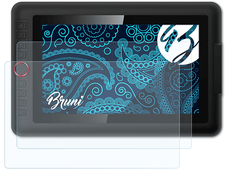 BRUNI 2x Basics-Clear Schutzfolie(für XP-PEN Artist 12 Pro)