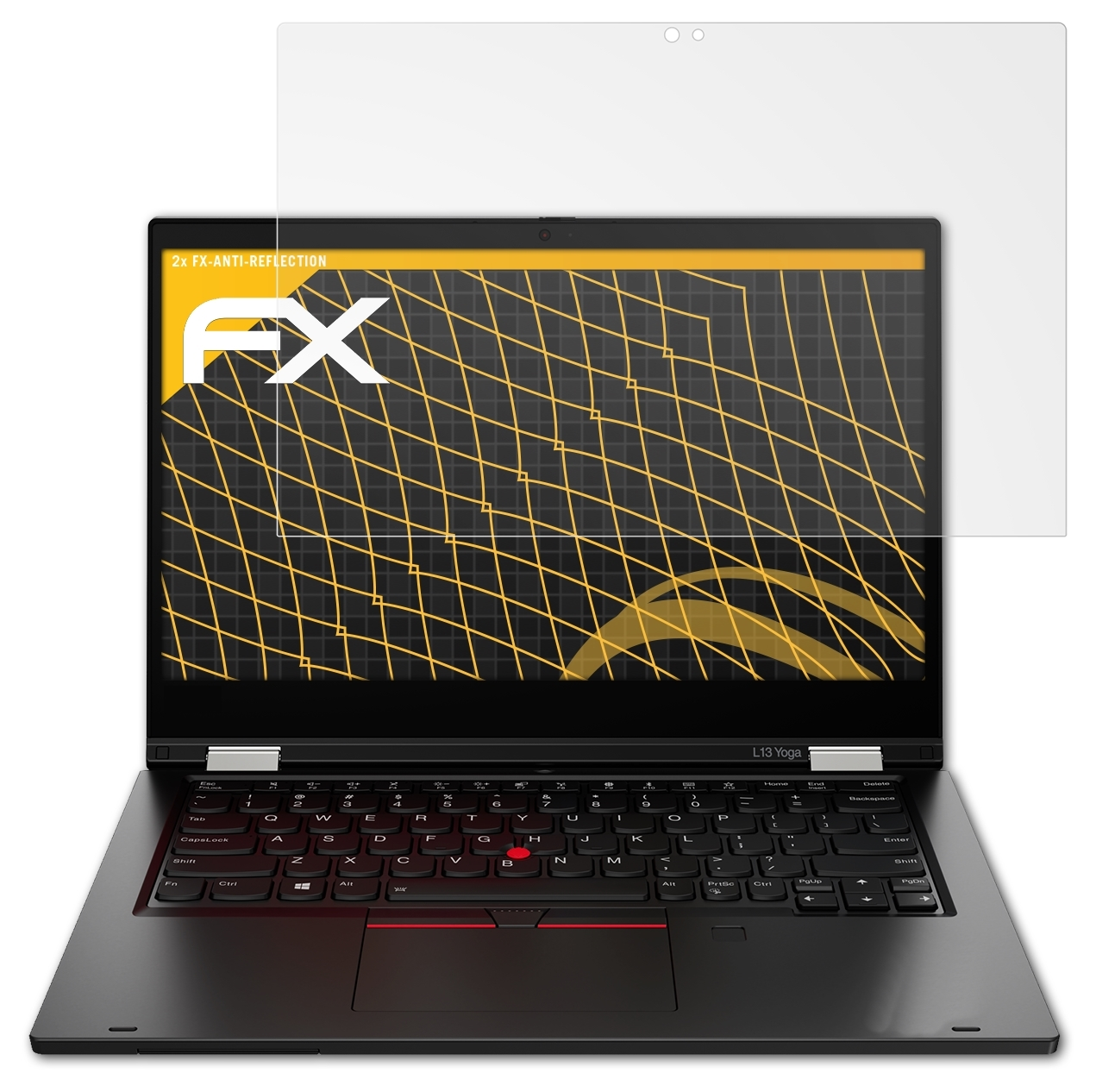 ATFOLIX 2x FX-Antireflex Displayschutz(für Yoga) ThinkPad Lenovo L13