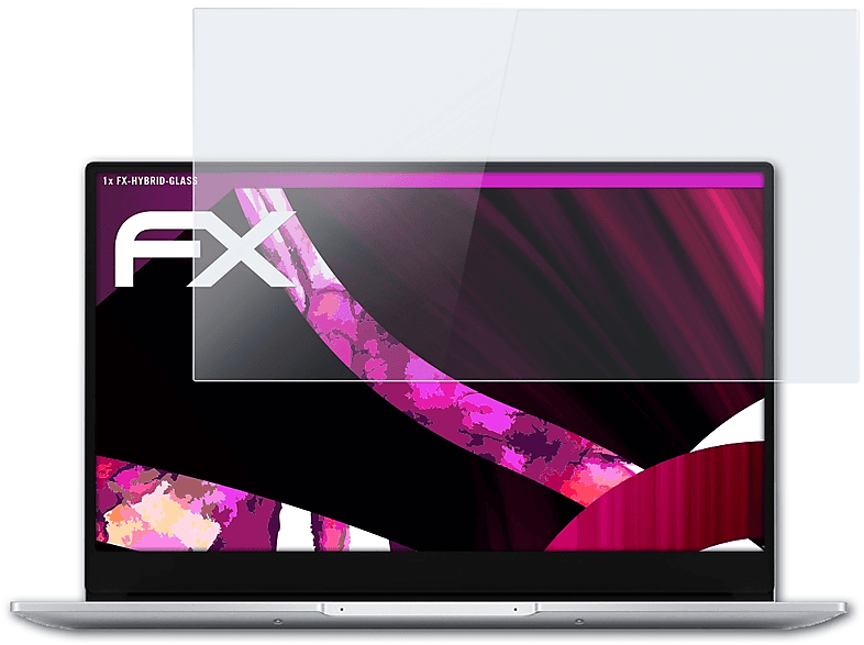 ATFOLIX FX-Hybrid-Glass Schutzglas(für Honor 15) Huawei MagicBook