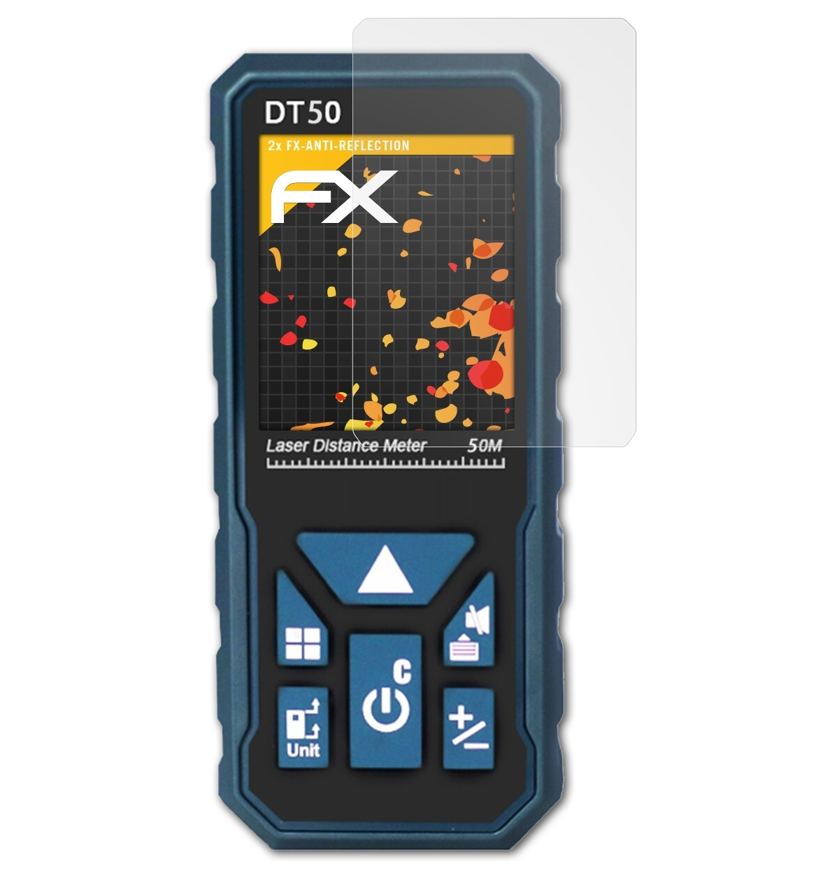 DTAPE DT50) ATFOLIX 2x Displayschutz(für FX-Antireflex