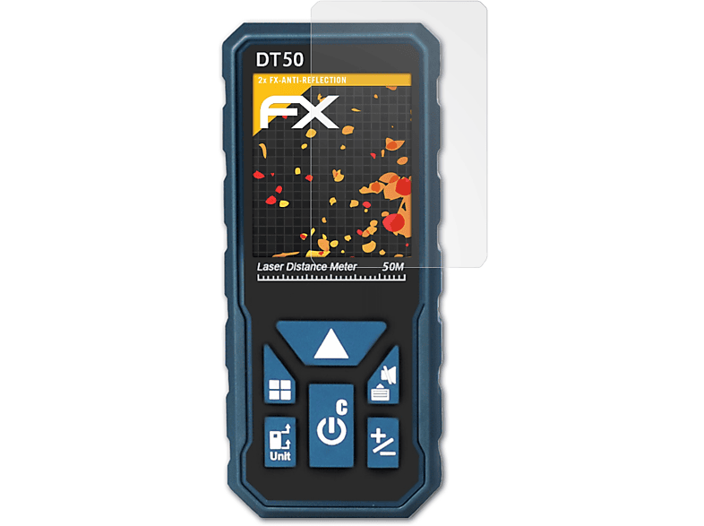 ATFOLIX 2x FX-Antireflex Displayschutz(für DTAPE DT50)