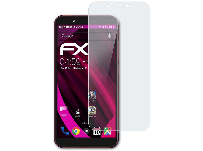 C1) FX-Hybrid-Glass ATFOLIX Nokia Schutzglas(für