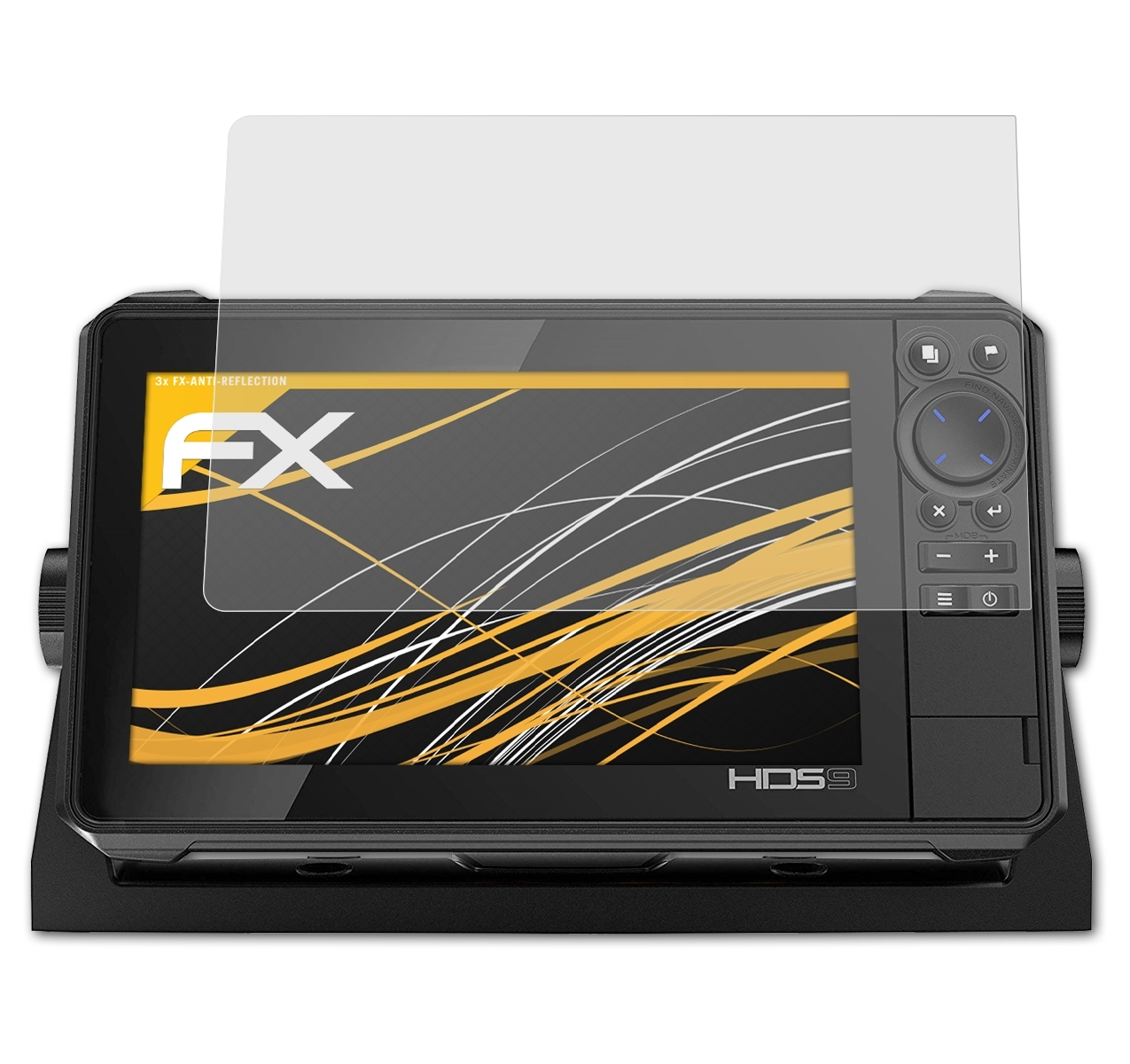 HDS Lowrance 9) FX-Antireflex Live 3x Displayschutz(für ATFOLIX