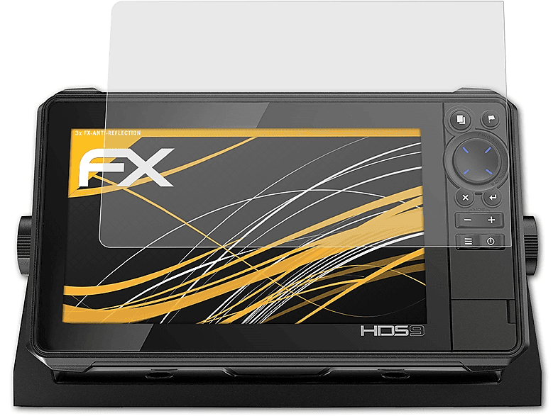 HDS Lowrance 9) FX-Antireflex Live 3x Displayschutz(für ATFOLIX