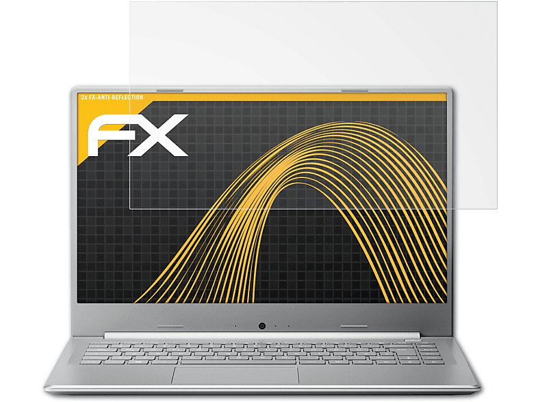 ATFOLIX 2x FX-Antireflex Displayschutz(für S6446 AKOYA (MD63420)) Medion