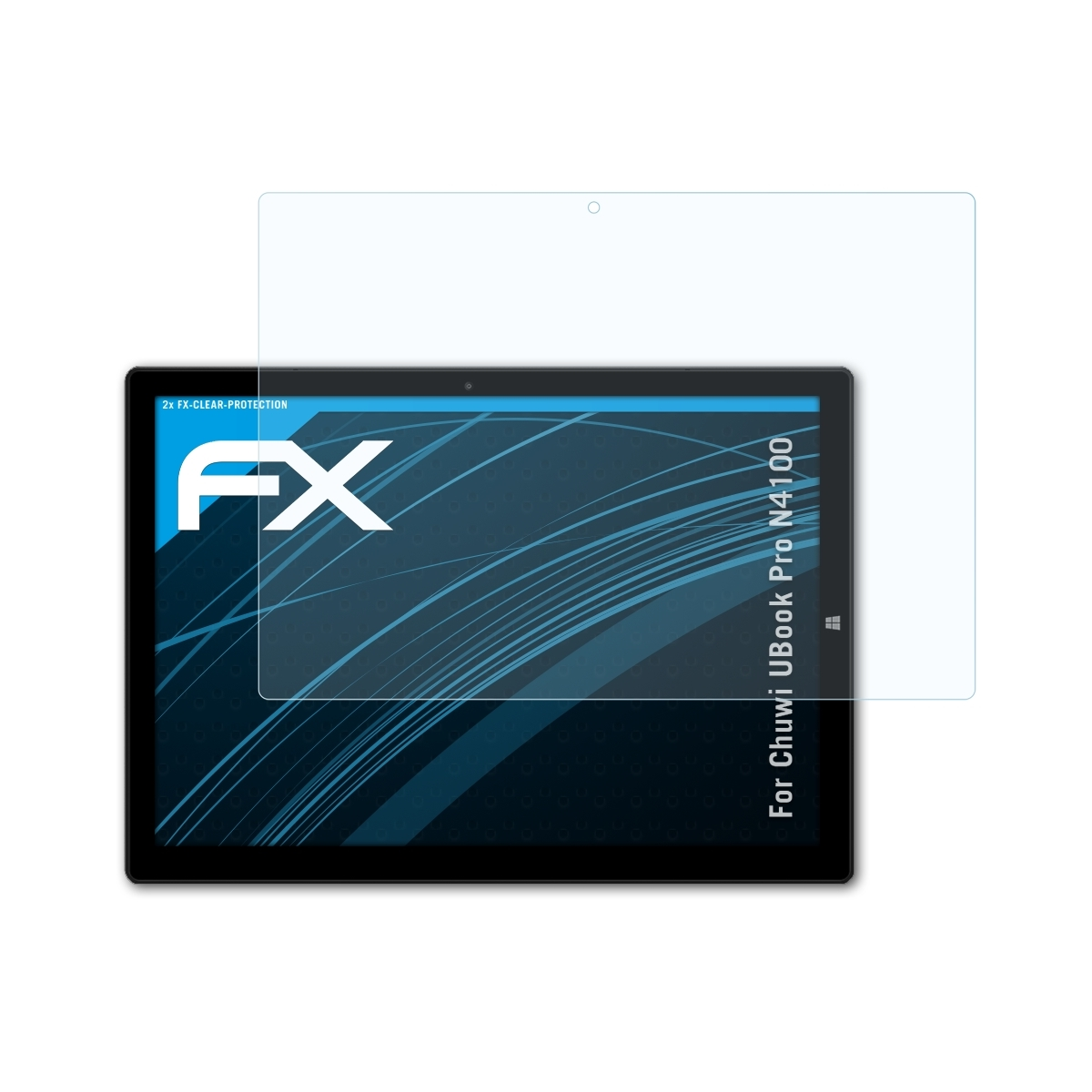 ATFOLIX 2x FX-Clear N4100) Displayschutz(für UBook Chuwi Pro