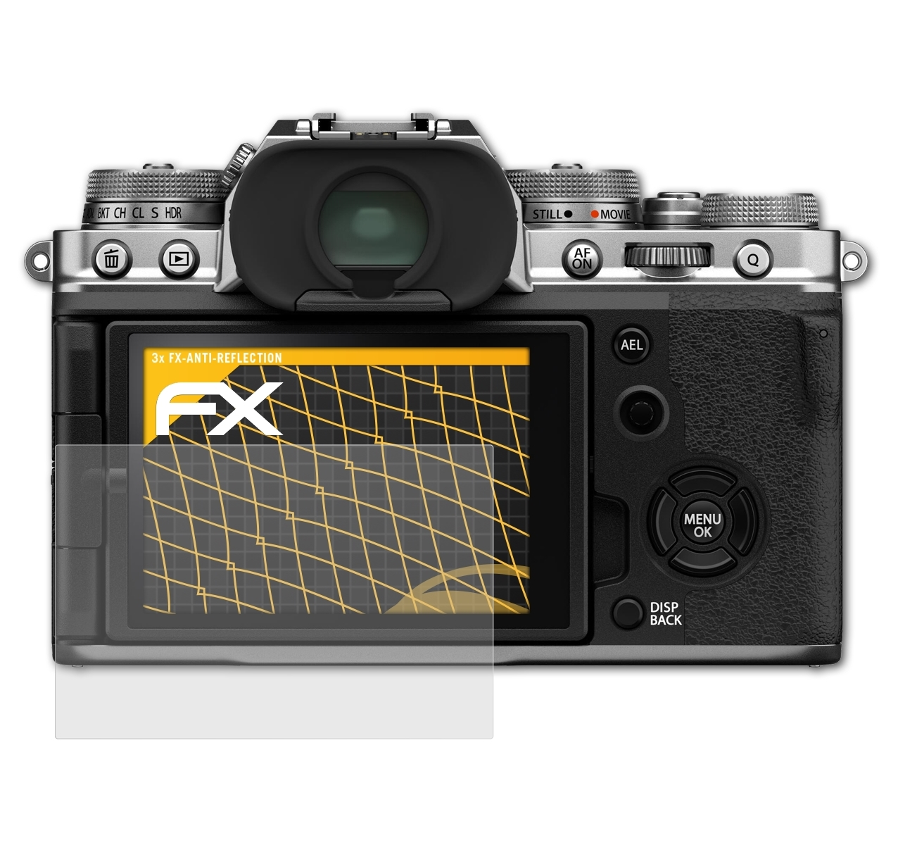 ATFOLIX 3x FX-Antireflex Fujifilm Displayschutz(für X-T4)
