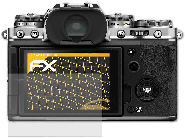 ATFOLIX 3x FX-Antireflex Displayschutz(für Fujifilm X-T4)