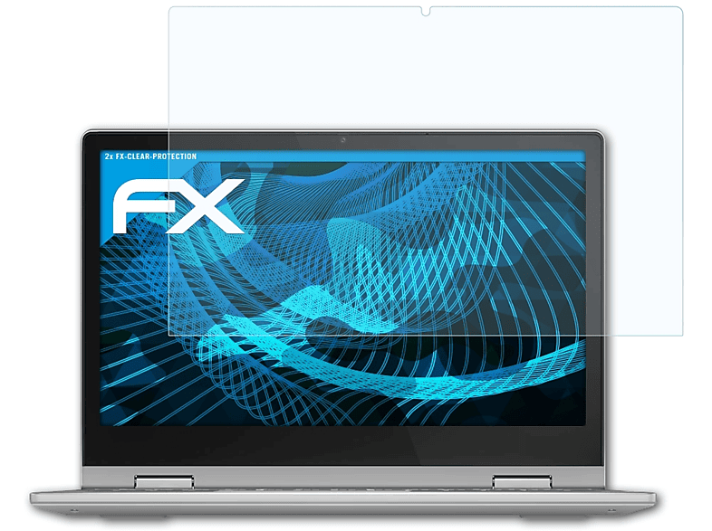 ATFOLIX 2x FX-Clear Displayschutz(für Lenovo IdeaPad Flex 3)