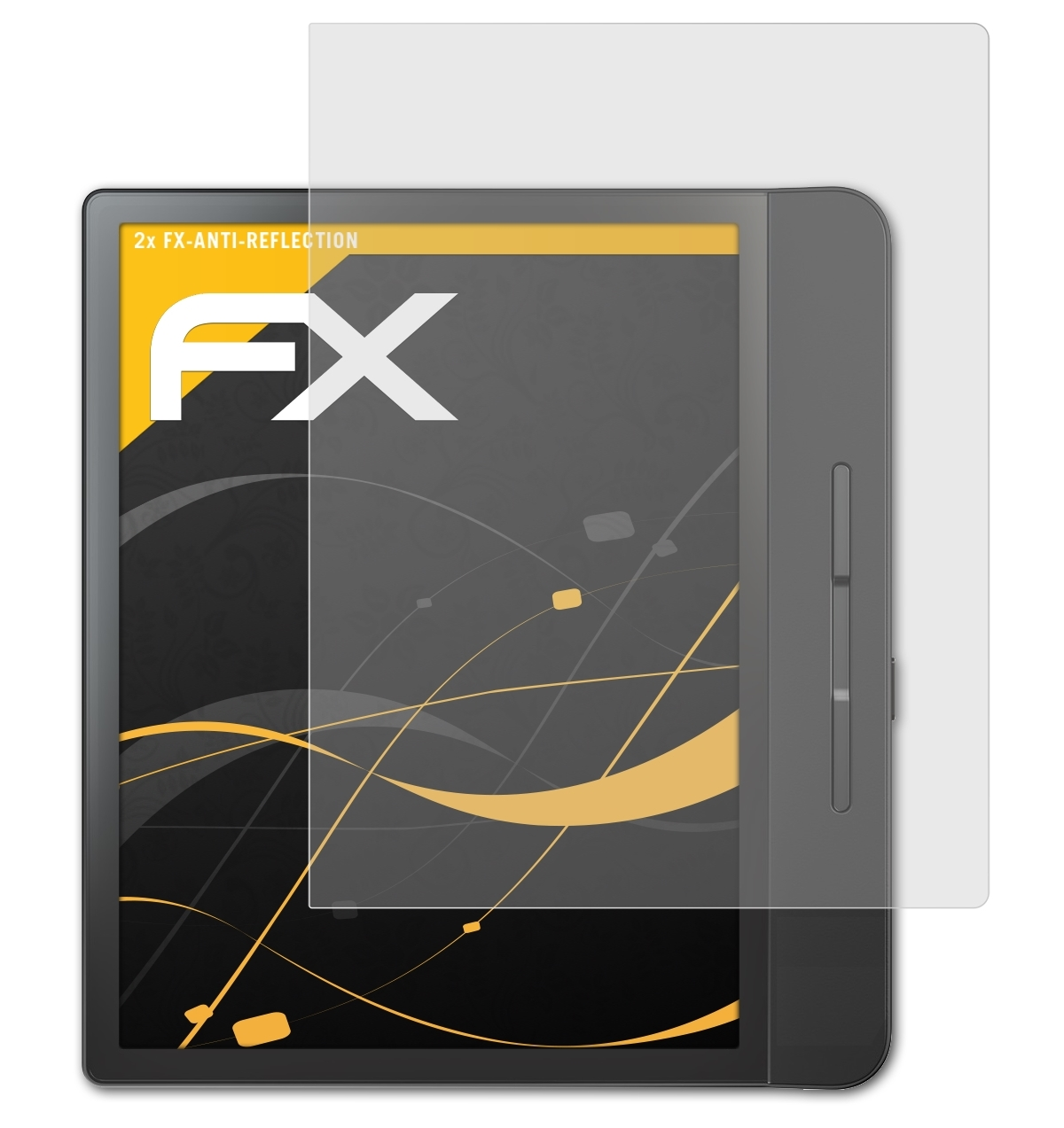 2) ATFOLIX FX-Antireflex Epos Displayschutz(für 2x Tolino