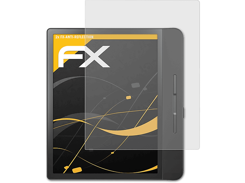 ATFOLIX 2x FX-Antireflex Displayschutz(für Tolino Epos 2) | Tabletschutzfolien