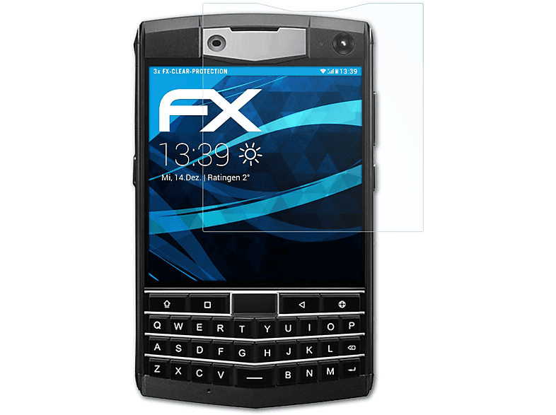 ATFOLIX 3x FX-Clear Displayschutz(für Titan) Unihertz
