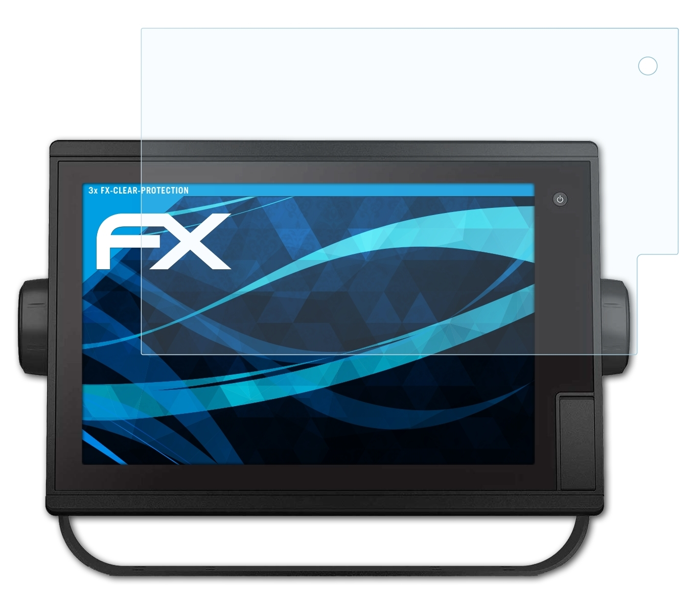Displayschutz(für (12 1222xsv Garmin ATFOLIX Plus 3x GPSMap FX-Clear Inch))