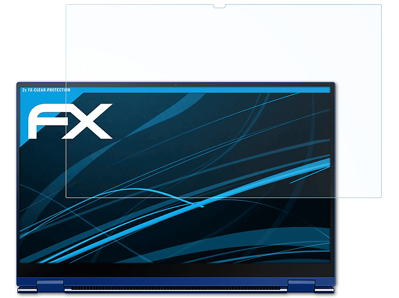 ATFOLIX 2x Flex Book Galaxy Samsung Displayschutz(für inch)) (13 FX-Clear
