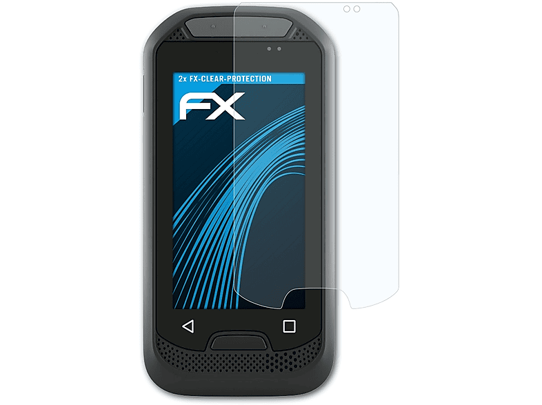 ATFOLIX 2x FX-Clear Displayschutz(für Zebra EC30)