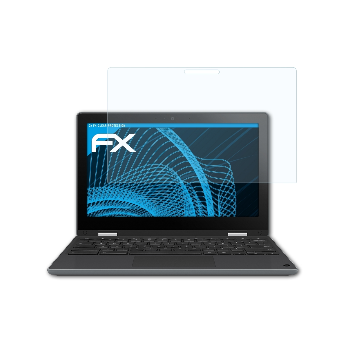 (C214MA-BW0163)) ATFOLIX Flip Asus Chromebook Displayschutz(für FX-Clear 2x