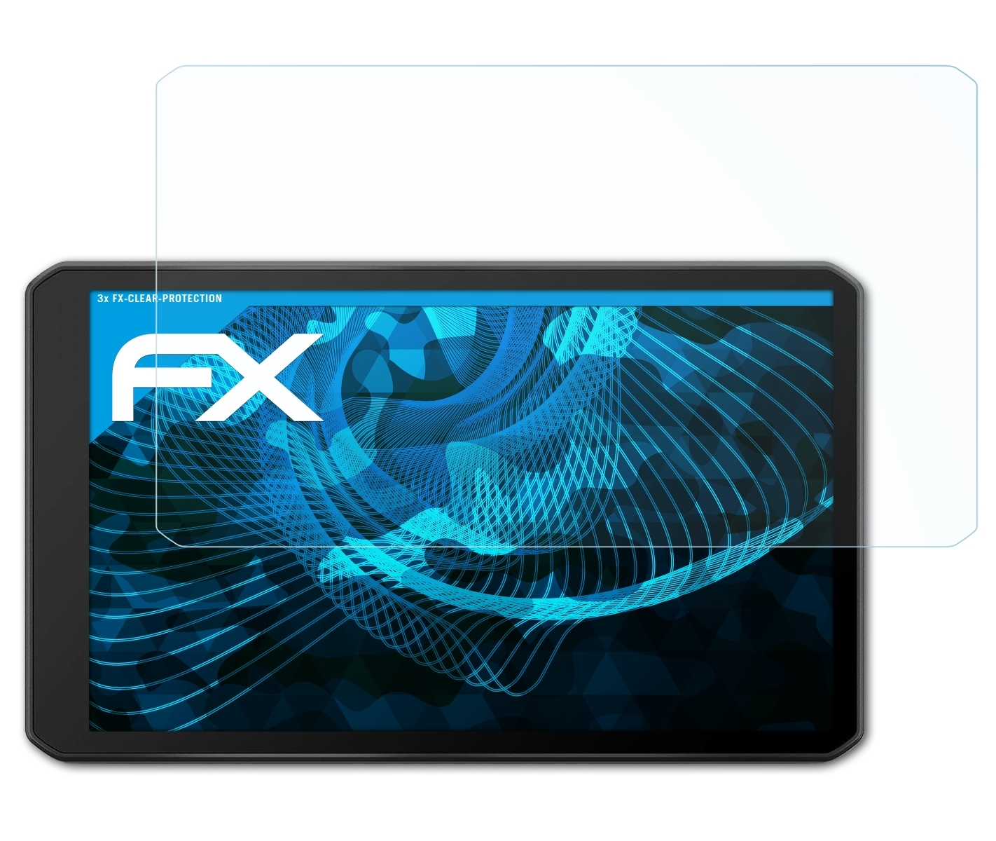 ATFOLIX 3x FX-Clear Displayschutz(für dezl LGV700) Garmin