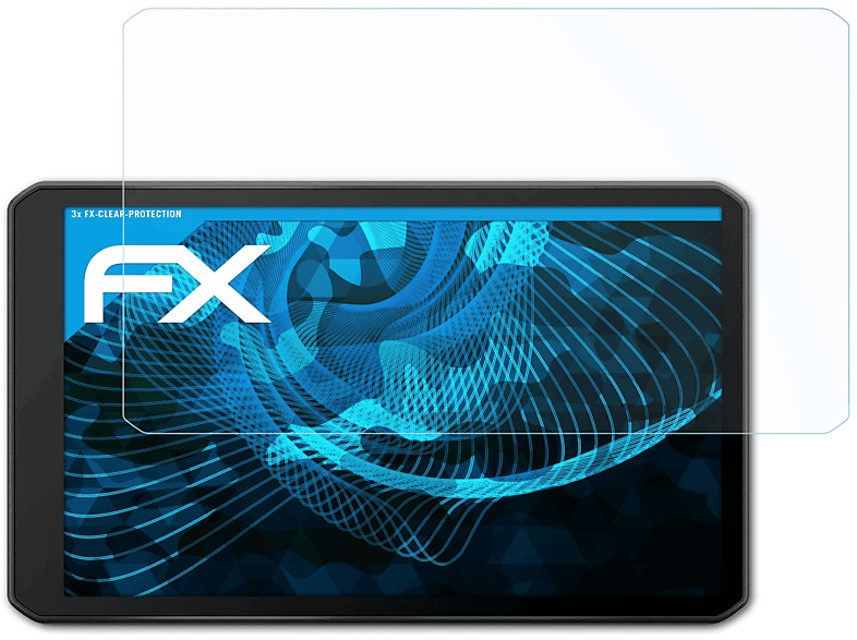 dezl Displayschutz(für LGV700) Garmin 3x FX-Clear ATFOLIX