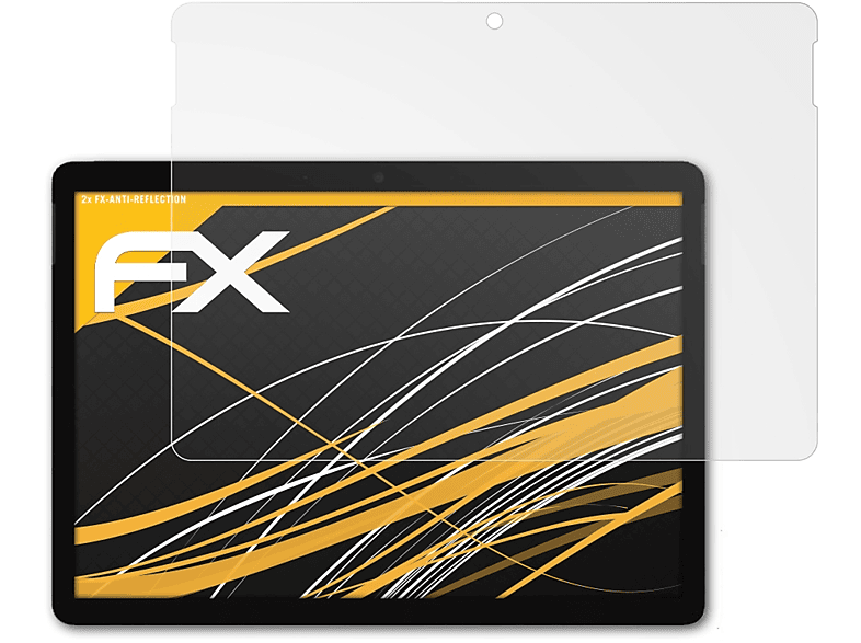 ATFOLIX 2x FX-Antireflex Displayschutz(für Microsoft Surface Go 2)