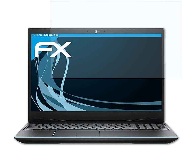 ATFOLIX 2x FX-Clear Displayschutz(für Dell G5 SE)