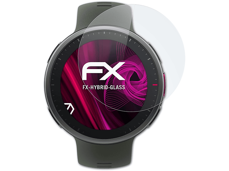 ATFOLIX FX-Hybrid-Glass Schutzglas(für Polar Vantage V2)