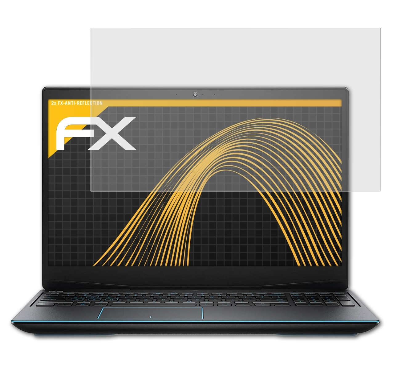 ATFOLIX 2x FX-Antireflex Displayschutz(für G3 Dell 15 (3500))