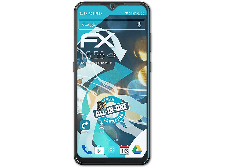 ATFOLIX 3x FX-ActiFleX Displayschutz(für Nokia 5.3) | Displayschutzfolien & Gläser