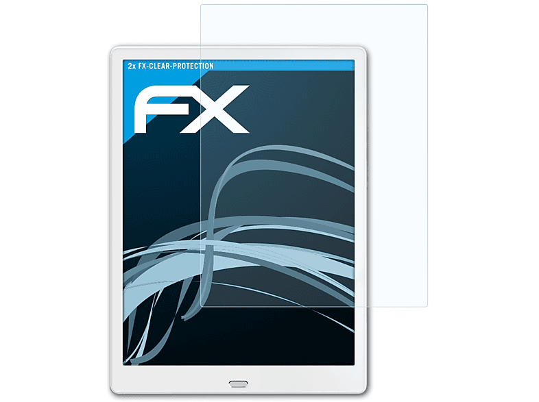 ATFOLIX 2x FX-Clear Displayschutz(für BOOX Max 3)