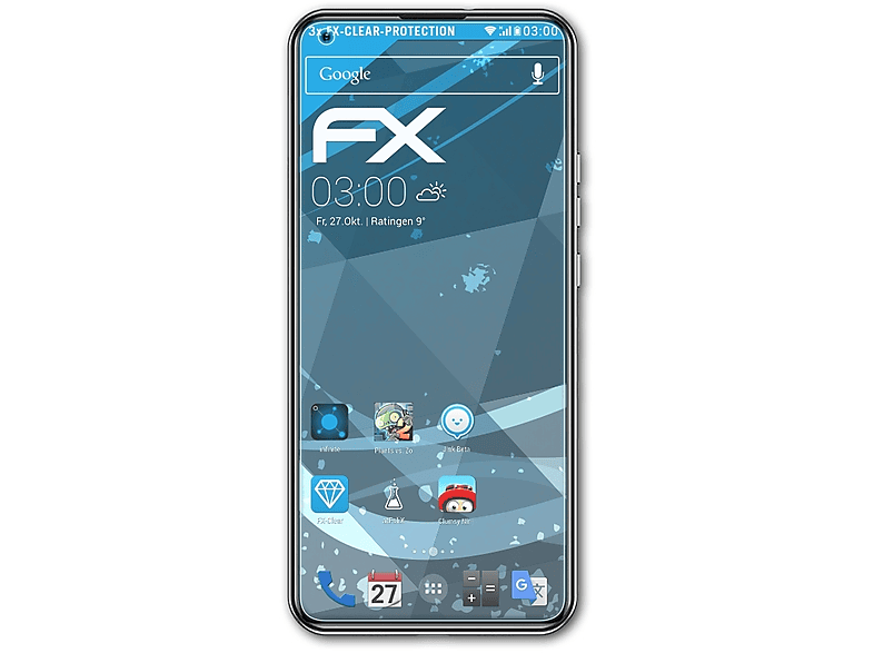 ATFOLIX 3x N30) Displayschutz(für Doogee FX-Clear