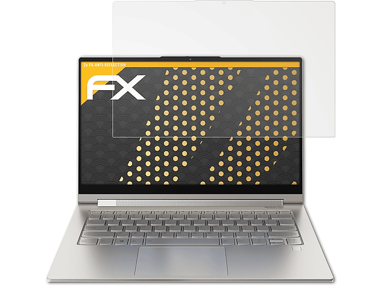 ATFOLIX 2x FX-Antireflex Displayschutz(für Lenovo Yoga C940 (14 Inch))