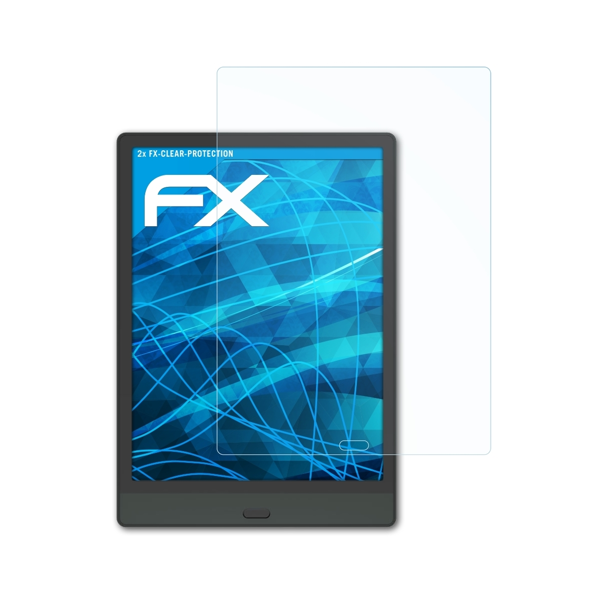 ATFOLIX 2x FX-Clear Displayschutz(für Note 3) BOOX