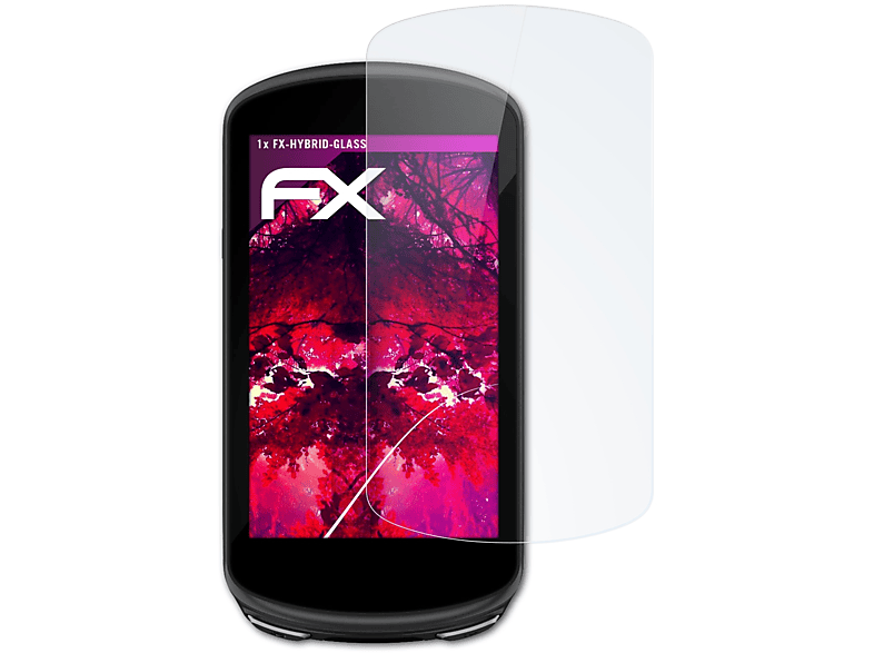 ATFOLIX FX-Hybrid-Glass Schutzglas(für Garmin Edge 1030 Plus)