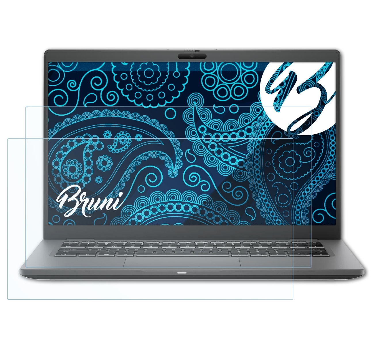 BRUNI 2x Dell Basics-Clear 7310) Latitude Schutzfolie(für
