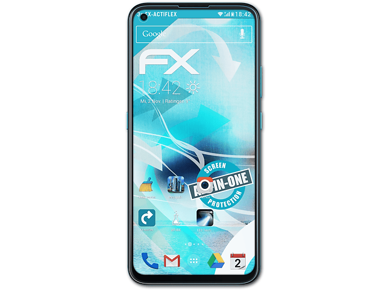 ATFOLIX 3x FX-ActiFleX Displayschutz(für Nokia 3.4)