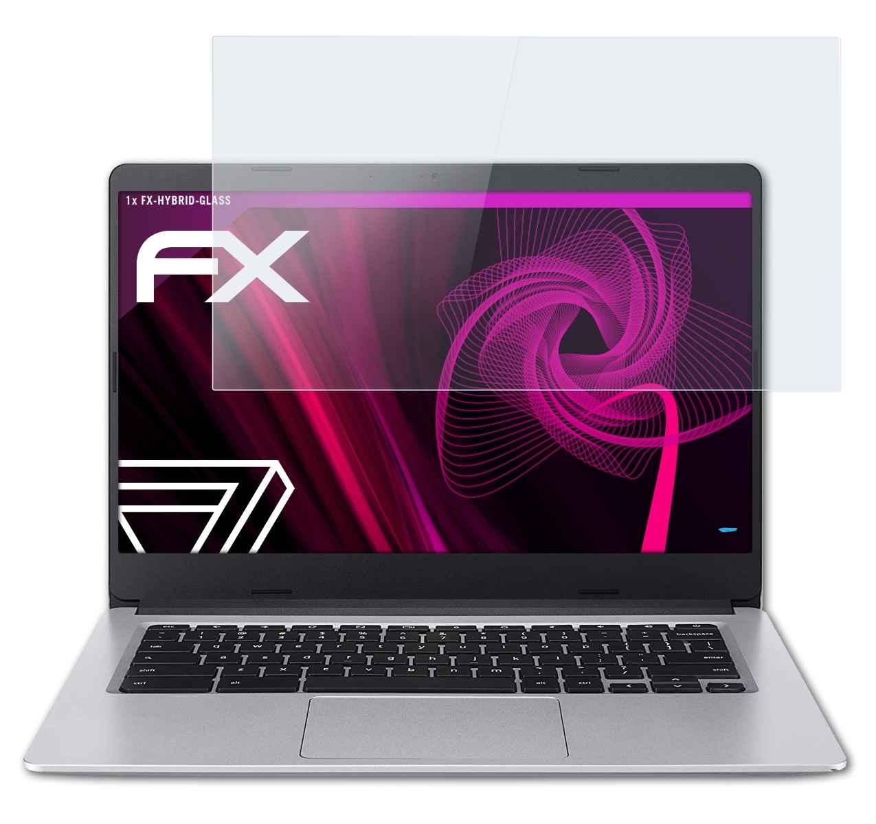 FX-Hybrid-Glass ATFOLIX Acer Chromebook 314) Schutzglas(für