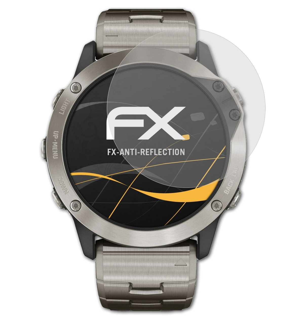 ATFOLIX 3x FX-Antireflex Displayschutz(für Garmin Solar) 6X Quatix