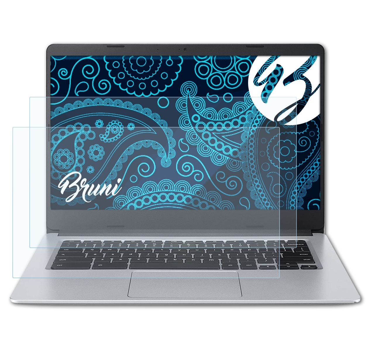 BRUNI 2x Basics-Clear Schutzfolie(für Acer 314) Chromebook