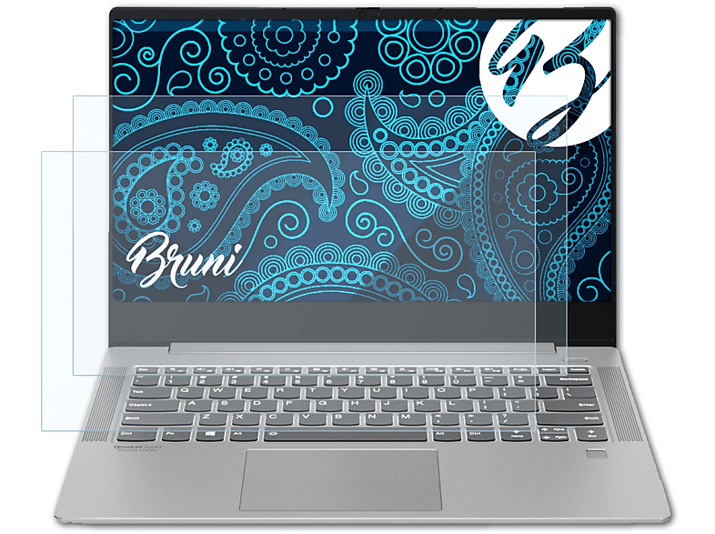 BRUNI 2x Basics-Clear Schutzfolie(für Lenovo IdeaPad S540 (14 Inch))