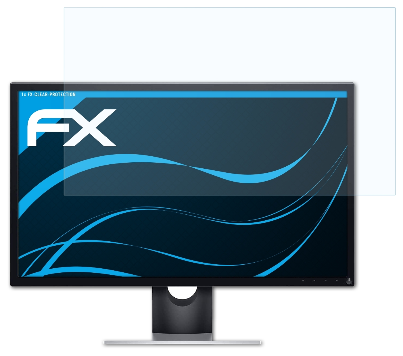 ATFOLIX FX-Clear Displayschutz(für SE2417HGX) Dell