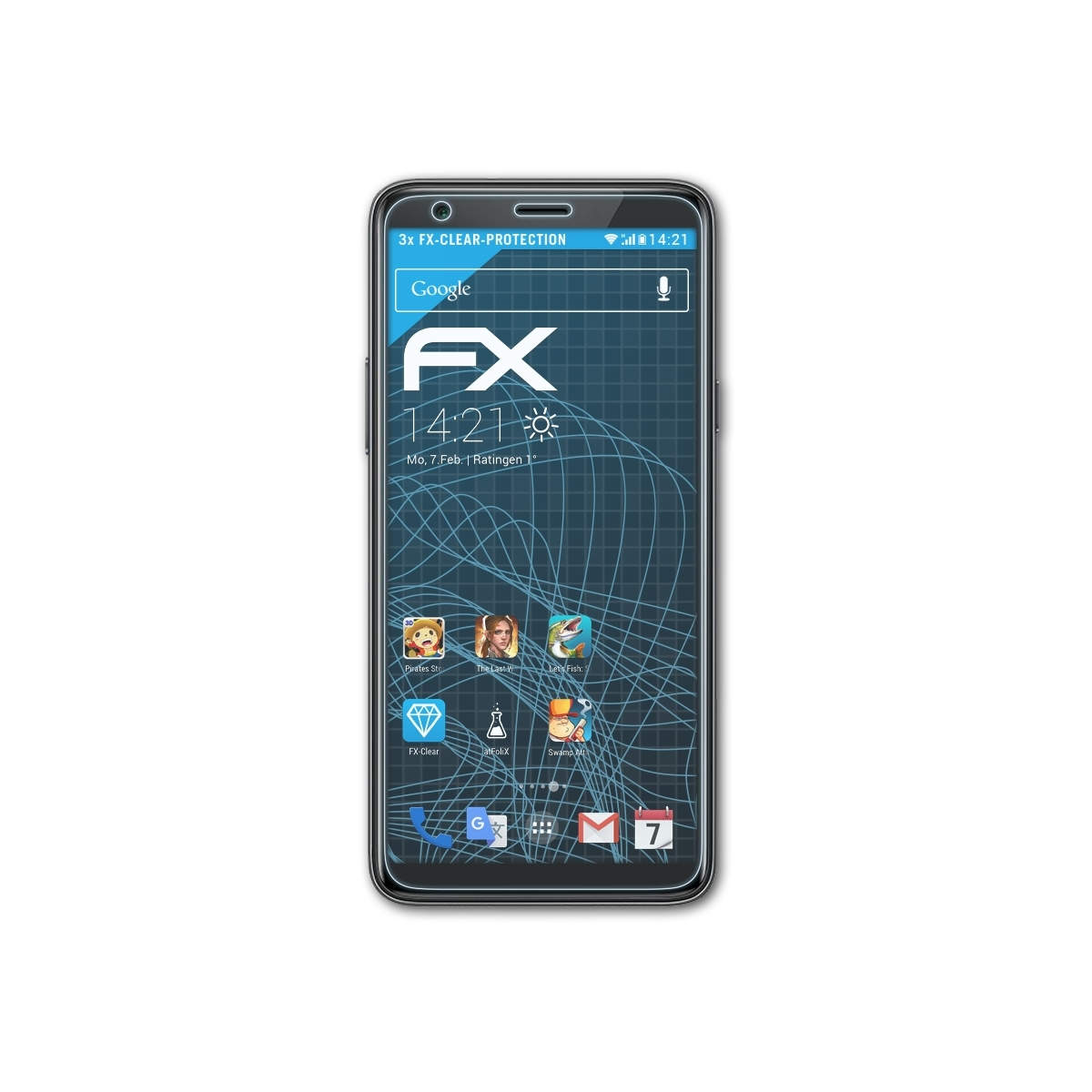 ATFOLIX 3x FX-Clear Displayschutz(für TP-Link Neffos A5)