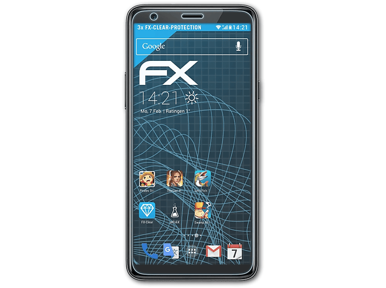 FX-Clear 3x ATFOLIX Neffos Displayschutz(für TP-Link A5)
