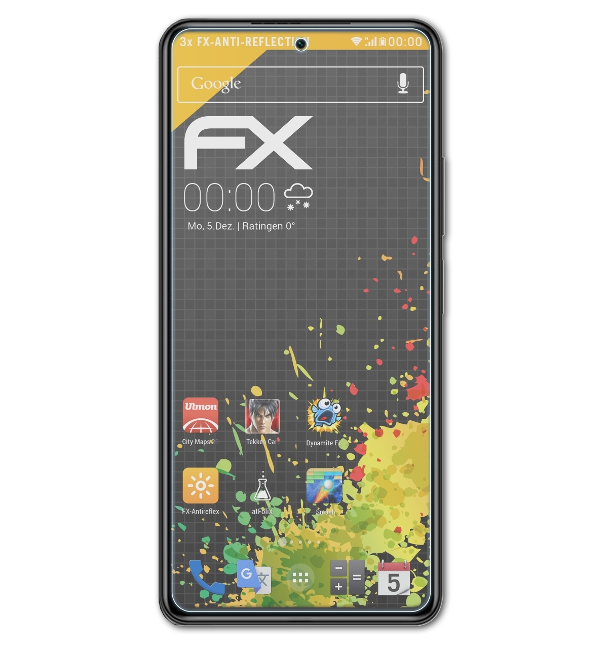 ATFOLIX 3x FX-Antireflex Displayschutz(für Xiaomi K40) Redmi