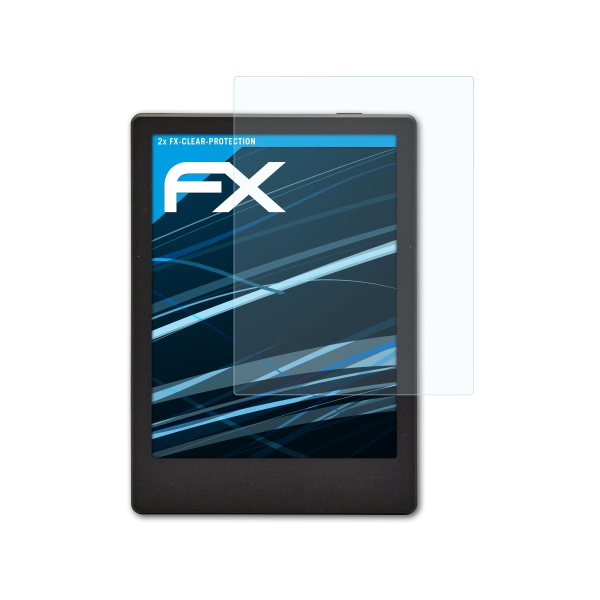 2 Poke FX-Clear 2x Color) Displayschutz(für ATFOLIX BOOX